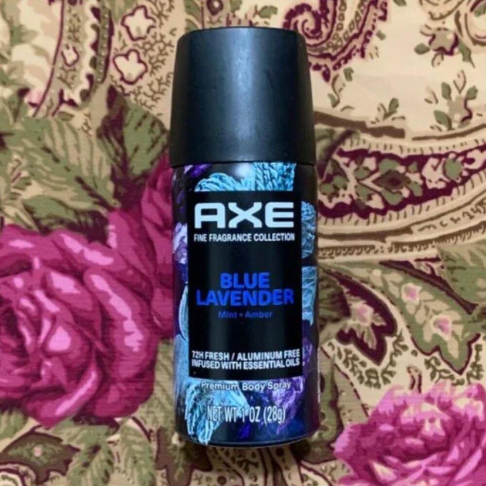 🌶4/$12 NEW Axe Fine Collection Premium Deodorant Body Spray Blue Lavender Trave